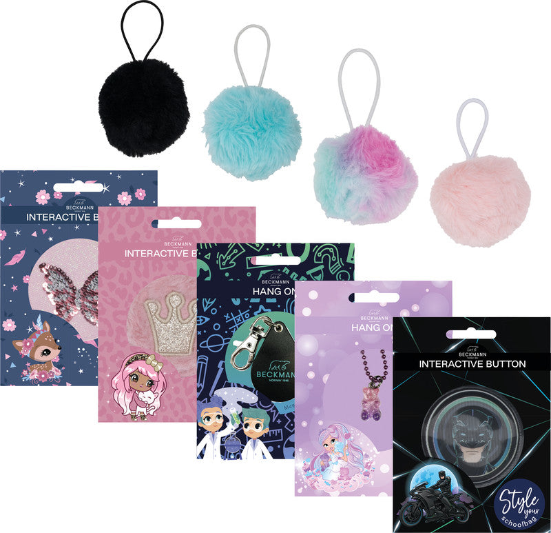 Beckmann Magic Mags Zubehörset – 2-teilig – rosa/weiss