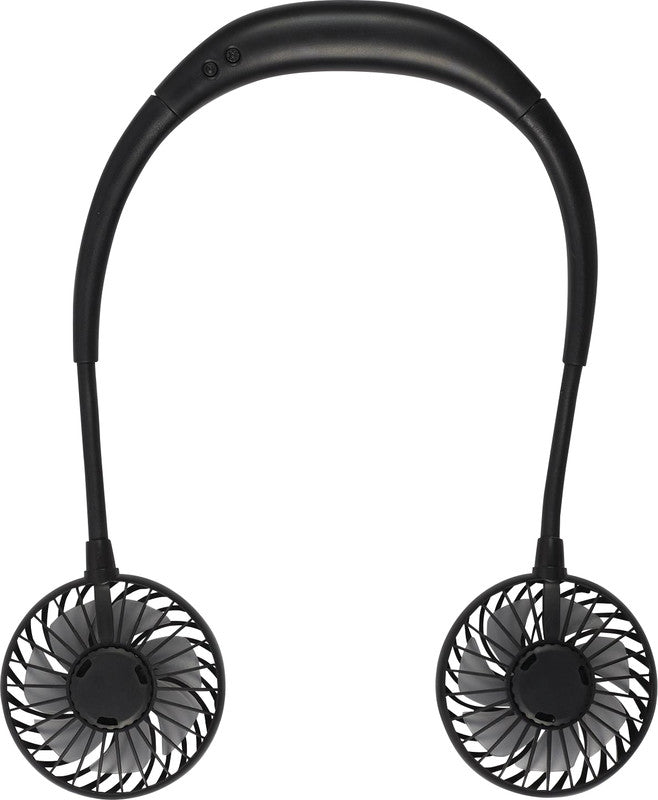 Handventilator – 3 Stufen, ca. 5 h, Micro-USB, Schwarz