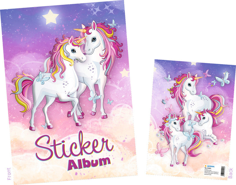 HERMA Stickeralbum – Einhorn Best Friends – Mehrfarbig – 148 × 210 mm