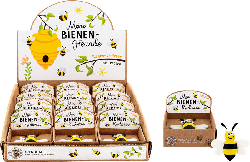 Trendhaus Radierer – für Bleistifte – 42 × 45 × 12 mm – Kunststoff – mehrfarbig