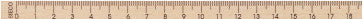 Sieco Wandtafel-Lineal 30 cm – Holz, braun