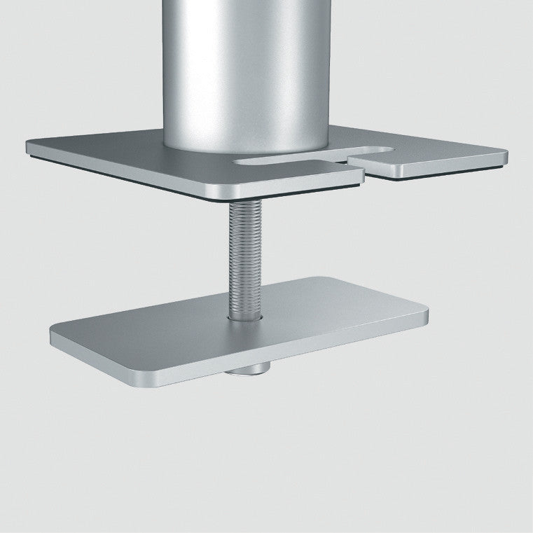 Durable Monitorarm, Tischklemme, bis 27", VESA 75 × 75/100 × 100 mm, 8 kg, silber
