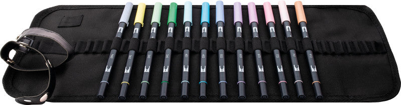 Tombow Brush Pen ABT Dual – Pinselspitze – Sortiert – 12er-Set – Wasservermalbar