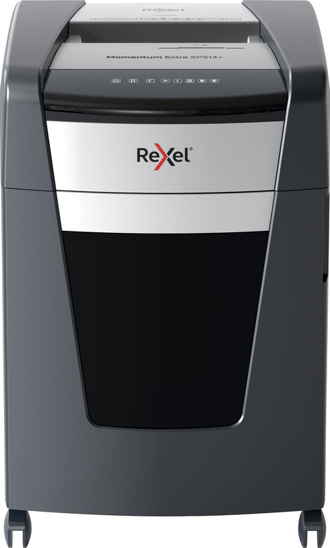 Rexel Momentum Extra XP514+ – Aktenvernichter, DIN P-5, Mikroschnitt 2 × 15 mm, 14 Blatt, 60 l, A4