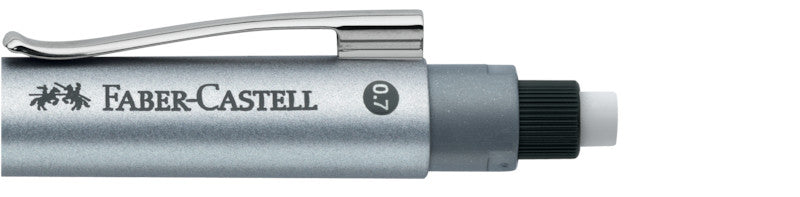 Faber-Castell Grip 2011 Druckbleistift – 0,7 mm, silber