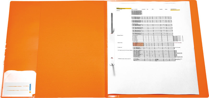 HERMA Schnellhefter – A4, PP, Neonorange