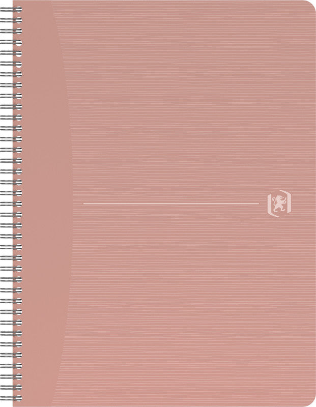 Elba Collegeblock, A4, kariert, Spiralbindung, 90 Blatt, 90 g/m² – rosa, für SCRIBZEE App