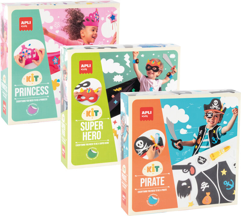 APLI Kids – Bastelset Kostüm – Superheld – ab 3 Jahren – 250 × 250 × 60 mm