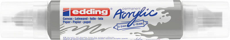 Edding Permanentmarker für dunkles Papier – Silber