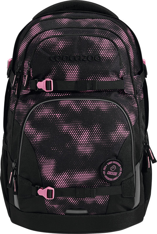 Coocazoo Rucksack Porter – Pink Illusion – 30/35 l – B 30,0 × H 44,0 × T 23,0 cm – aus rPET