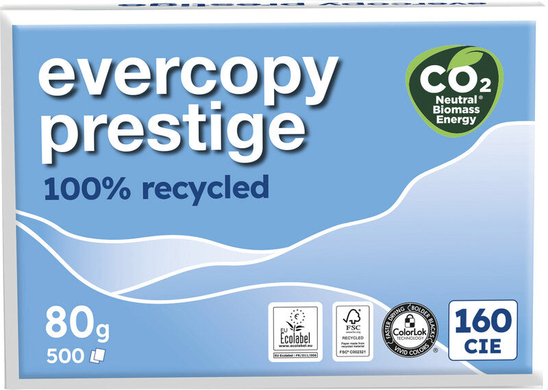 Clairefontaine Kopierpapier – A4, 80 g/m², weiss – für Inkjet, Laser, Kopierer – FSC – 500 Blatt