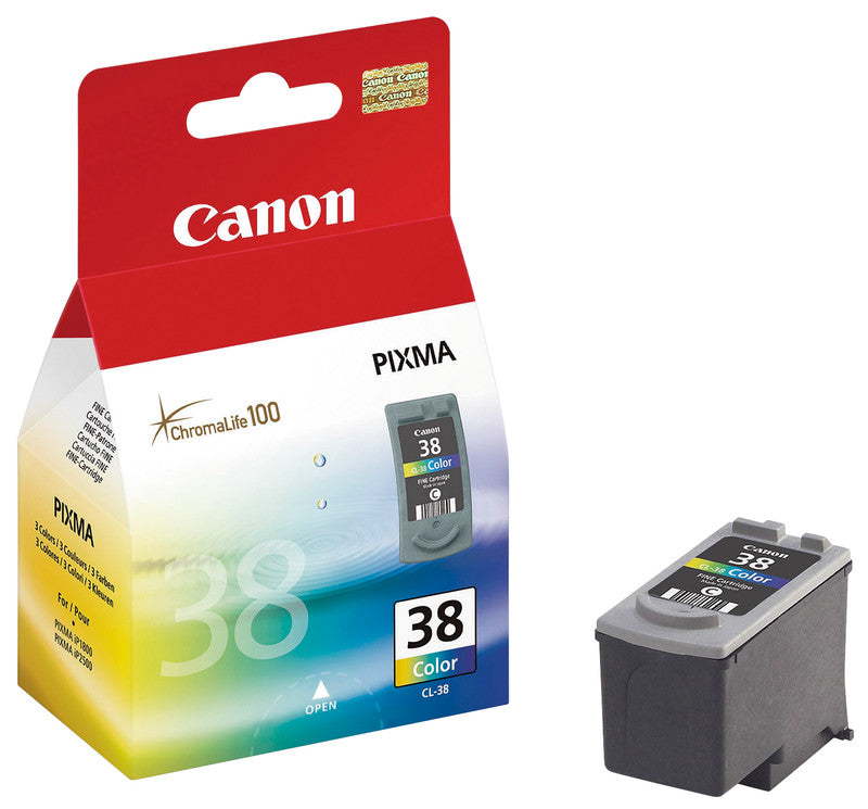 Canon Tintenpatrone CL-38 (Farbe), farbig, 207 Seiten – für Tintenstrahldrucker/Multifunktionsgeräte