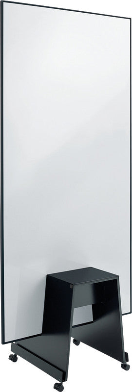 Sigel Whiteboard – 90 × 180 cm, Metall, magnetisch, Aluminiumrahmen, mobil, beidseitig