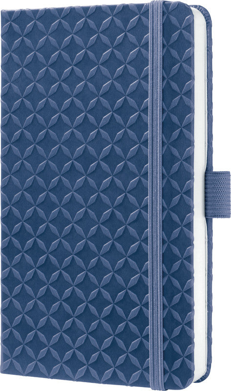 Sigel Notizbuch JOLIE Flair, A6, liniert, Fadenheftung, Karton, 174 Seiten, perforiert, 80 g/m² – Indigo
