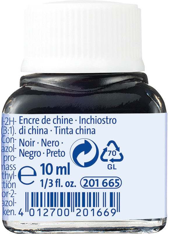 Pelikan Tusche – schwarz, deckend, 10 ml