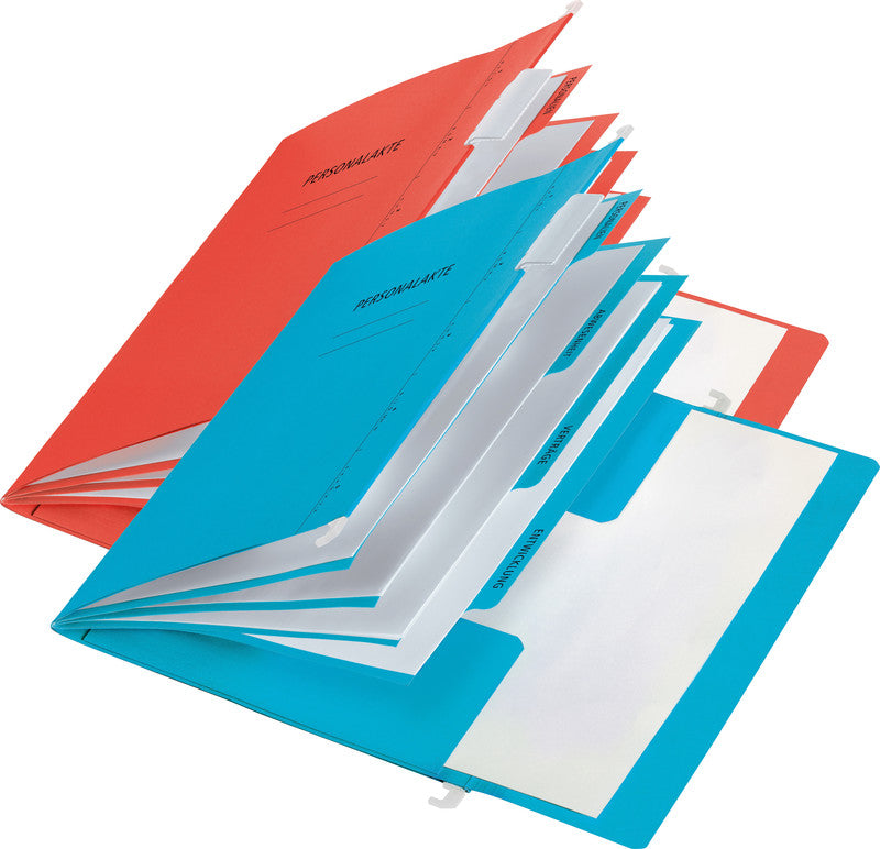Pagna Hängeordner für A4 – Karton, Blau, 345 × 245 mm, mit Vordruck