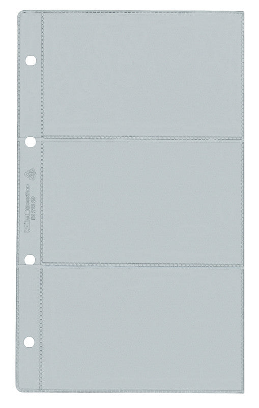 Kolma Sichtmappe – Transparent, Kunststoff, für Visitenkarten, 10er-Pack, 100% Recycelbar