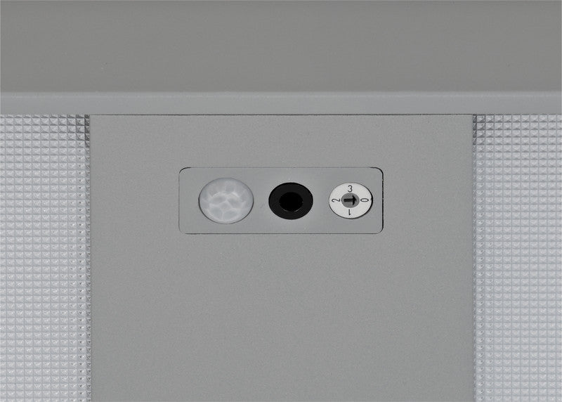 MAUL LED-Stehleuchte Juvis – Bewegungssensor, dimmbar – 4000 K – 13'060 lm 68 W – Silber Aluminium