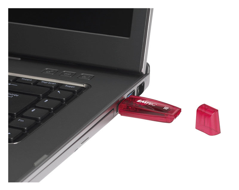 Emtec C410 USB-Stick – 16 GB, USB 2.0, rot