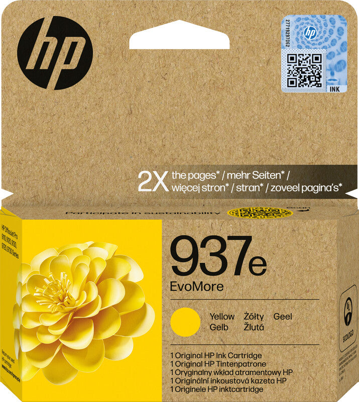 HP Tintenpatrone 937e, Gelb, 1'650 Seiten