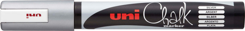 Uni-Ball Kreidemarker – Rund, 1,8–2,5 mm – Silber