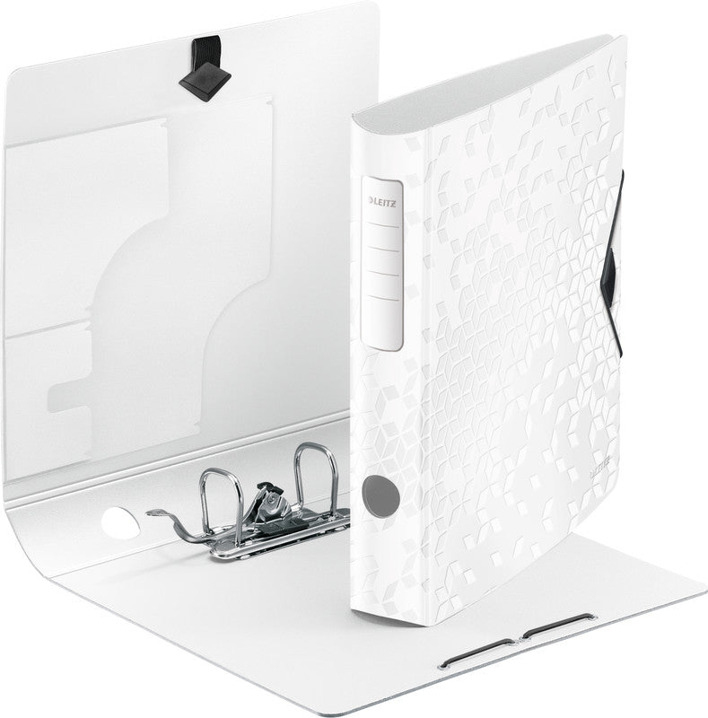 Leitz Active WOW Ordner – für A4 – Rückenbreite 6,5 cm – Weiss