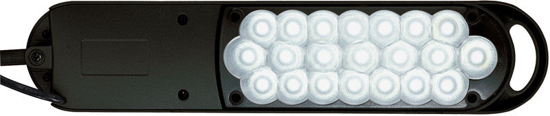 MAUL LED Tischleuchte Atlantic – Metall-Klemmfuss, drehbar, neigbar – 5'800 K – 400 lm 9 W – Silber Kunststoff