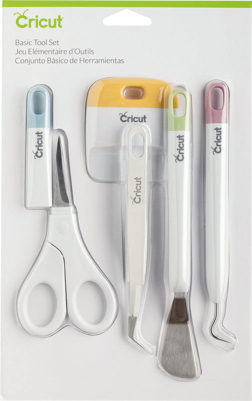 Cricut Werkzeugset Basic – für Cricut Schneideplotter, Mehrfarbig