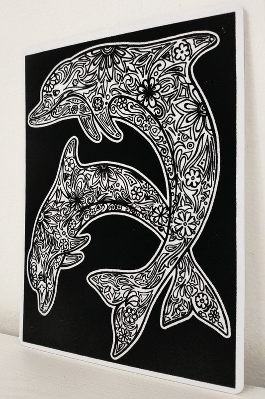 Tataruga Samtbild, Karton, 21 × 29,7 cm, Schwarz