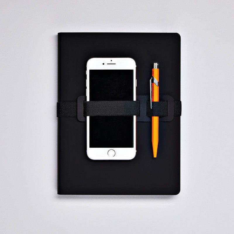 nuuna Notizbuch Voyager L, A5, 256 Seiten – schwarz