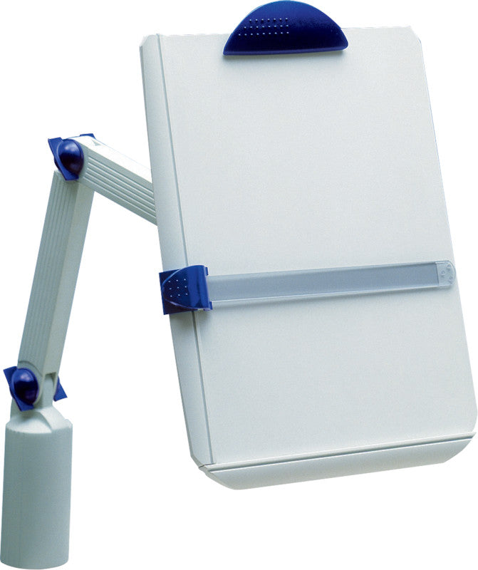 MAUL Stiftschlaufe – Kunststoff, Grau, 248 × 500 mm – für A4-Format, Tischplatten bis 95 mm und Pult