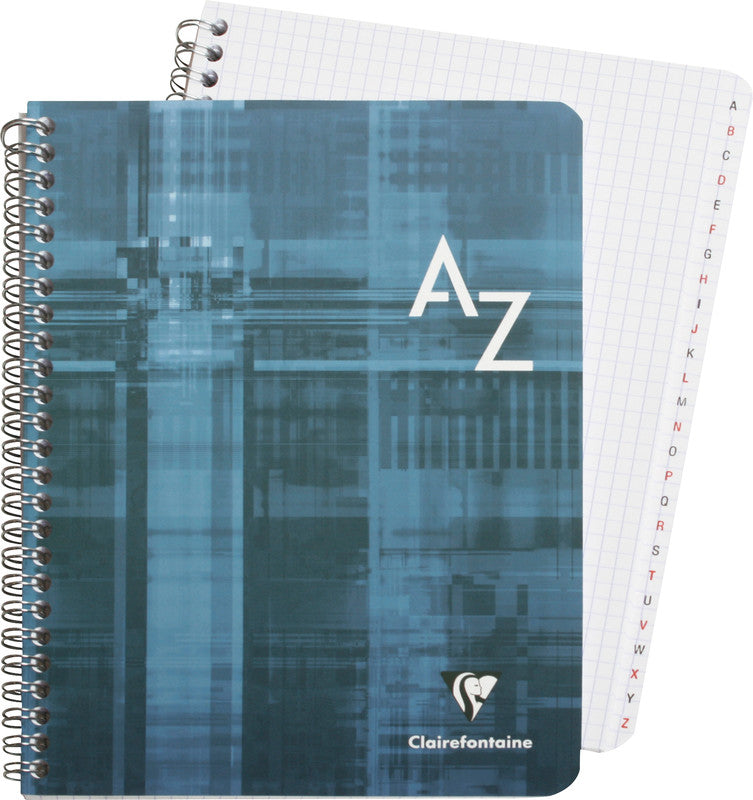 Clairefontaine Spiralheft, 170 × 220 mm, 5 mm kariert, Karton, 90 Blatt, 90 g/m² – sortiert