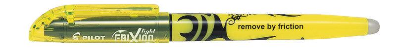 Pilot FriXion Light Textmarker Gelb – Keilspitze, 3,3 mm, radierbar