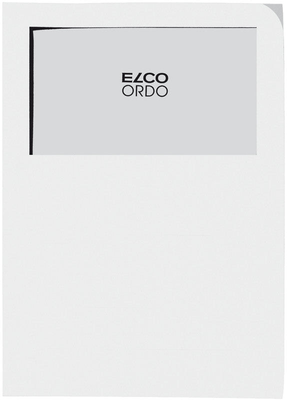 Elco Ordo Classico Sichtmappe A4, Weiss, Papier, 100er-Pack