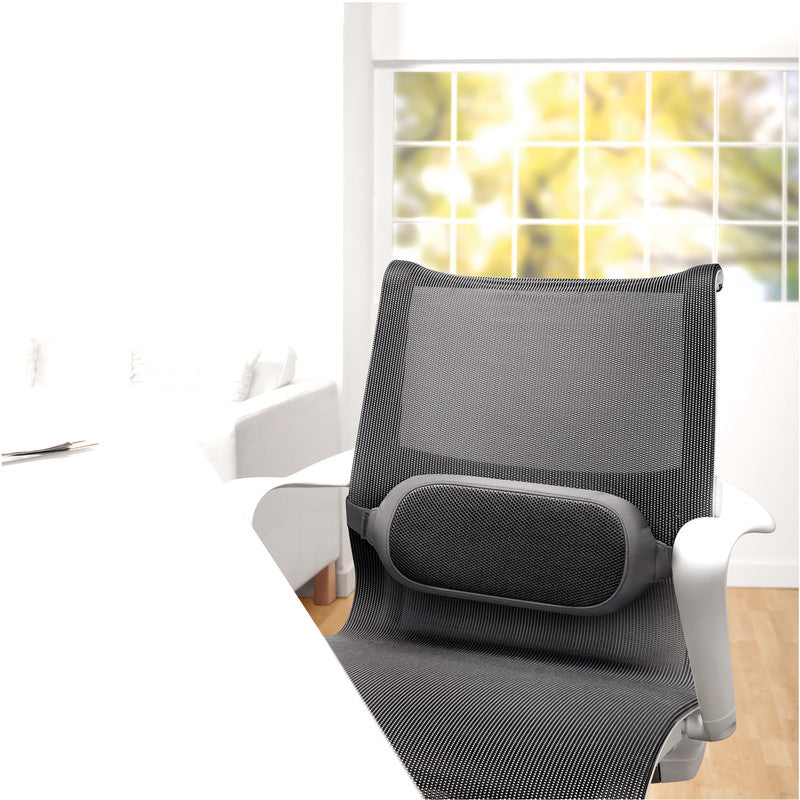 Fellowes Kissen – 35 × 19 × 6,5 cm – Textil, grau