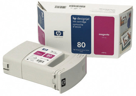 HP Tintenpatrone 80, Magenta, 4'400 Seiten – für verschiedene Drucker
