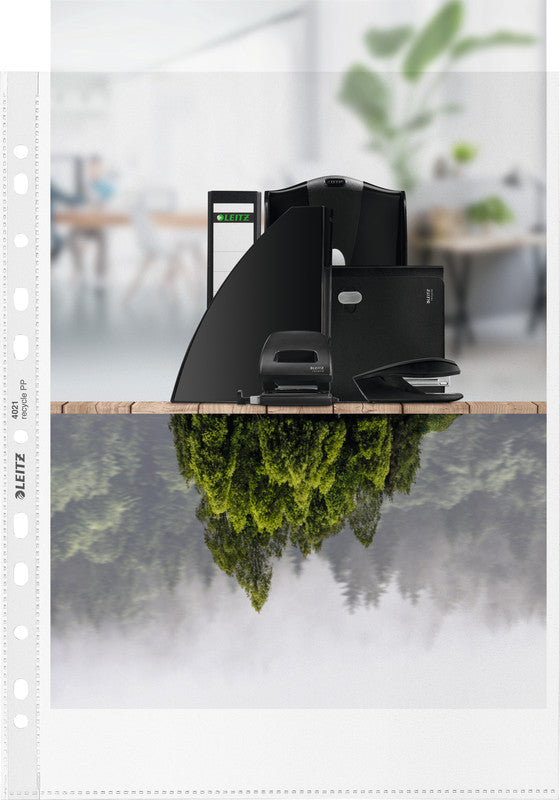 Leitz Sichtmappe A4 – transparent, Polypropylen, 25er-Pack