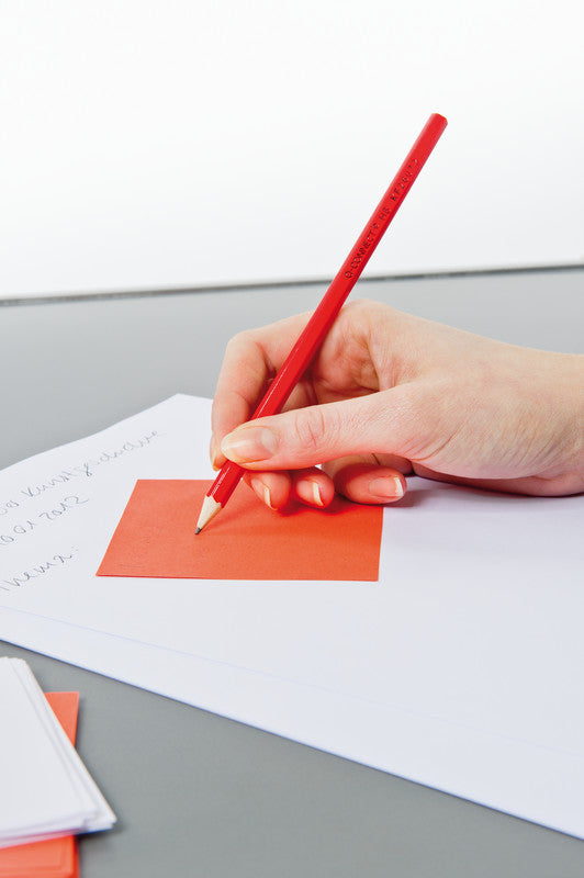 Q-CONNECT Bleistift, HB, Mine Ø 2 mm, rot – 12er-Set