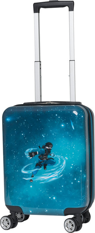Beckmann Kindertrolley Ninja Master Handgepäck – 22 l, Hartschale PC/ABS, 4 Doppelrollen, 30,5 × 46,5 × 22 cm