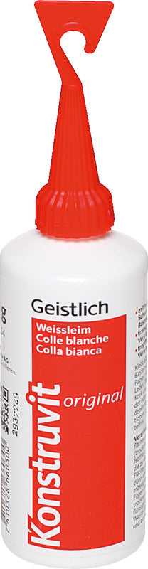 Konstruvit Weissleim – 50 g – weiss – trocknet transparent, lösungsmittelfrei