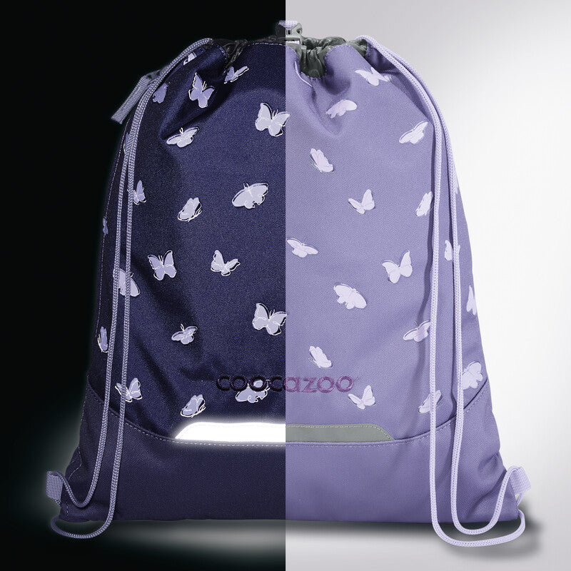 Coocazoo Sportbeutel – 4,5 l, Motiv Reflective Wings, wasserabweisend, 34 × 43 cm