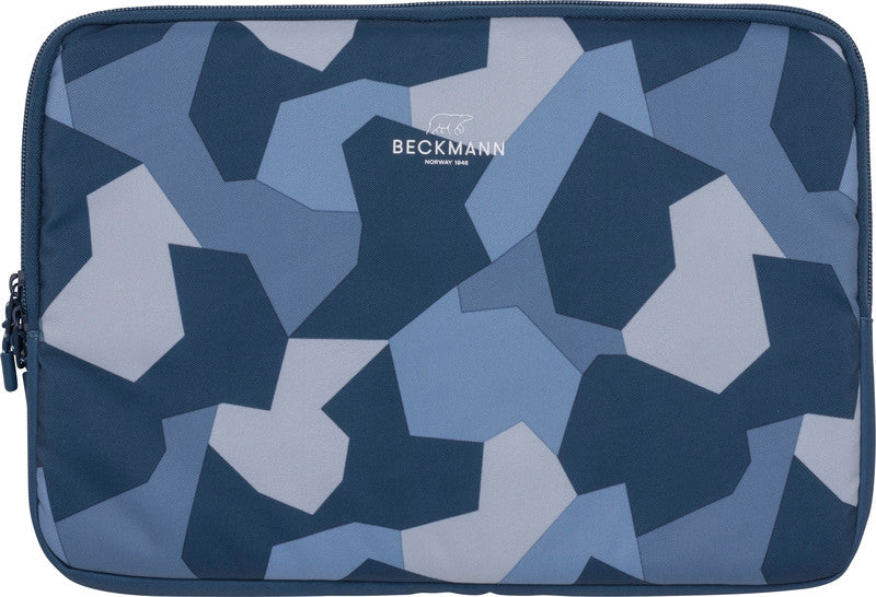 Beckmann Notebook-Schutzhülle – für Notebooks bis 14", Polyester, Blue Camo
