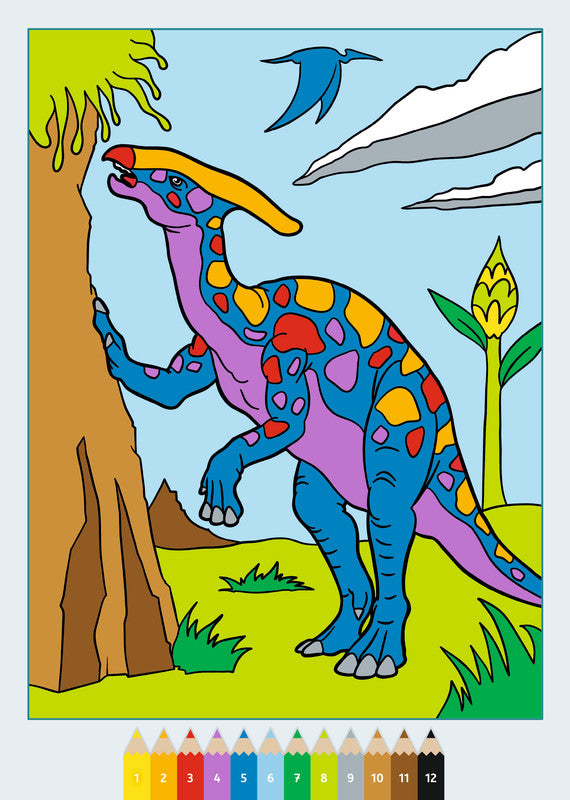 Ravensburger Dinosaurier Malbuch, Karton, 21 × 29,5 cm, Mehrfarbig, ab 5 Jahren