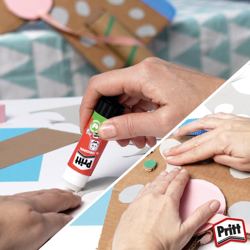 Pritt Klebestift – Stift, permanent, transparent, lösungsmittelfrei, schnelltrocknend, 43 g, zum Basteln