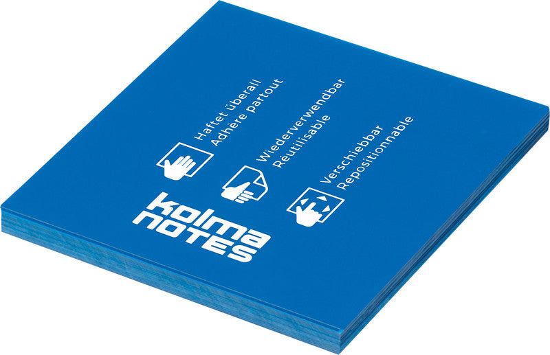 Kolma Haftnotizen – 76×76 mm – Neonblau, 100 Blatt