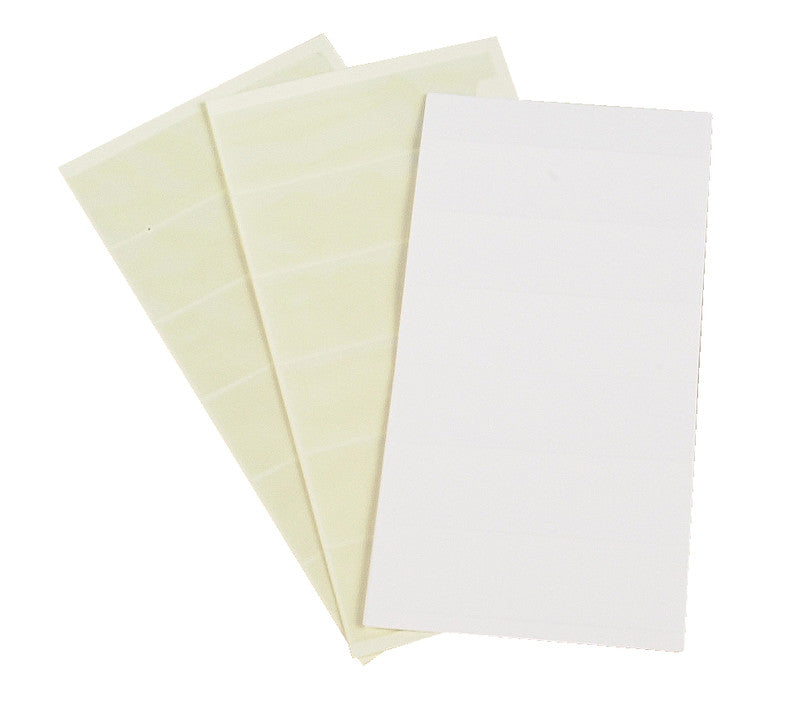 Djois Schuletiketten – 25 × 75 mm, Folie, Hochglänzend, Permanent Haftend, 12 Stk