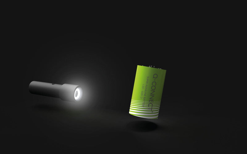 Q-CONNECT Akku 1,5 V 12500 mAh 18,75 Wh Alkaline – für Geräte