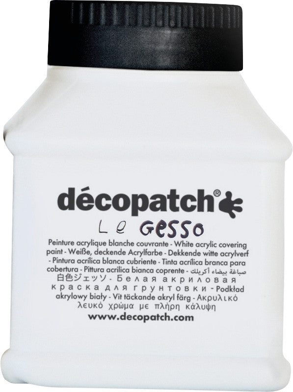 Décopatch Acrylfarbe – Weiss, Matt, 70 ml, für Holz, Metall & Keramik