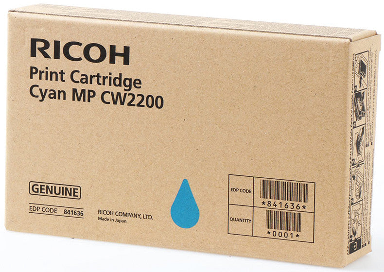 Ricoh Tintenpatrone, Cyan, 440 Seiten