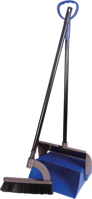 Webstar Kehrgarnitur – Kunststoff, blau/anthrazit, 26,0 × 93,0 × 23,0 cm